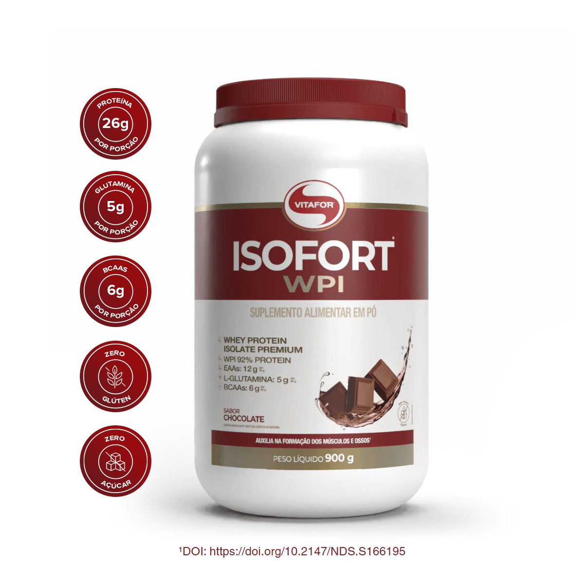 Whey Protein Isofort Wpi Chocolate 900g